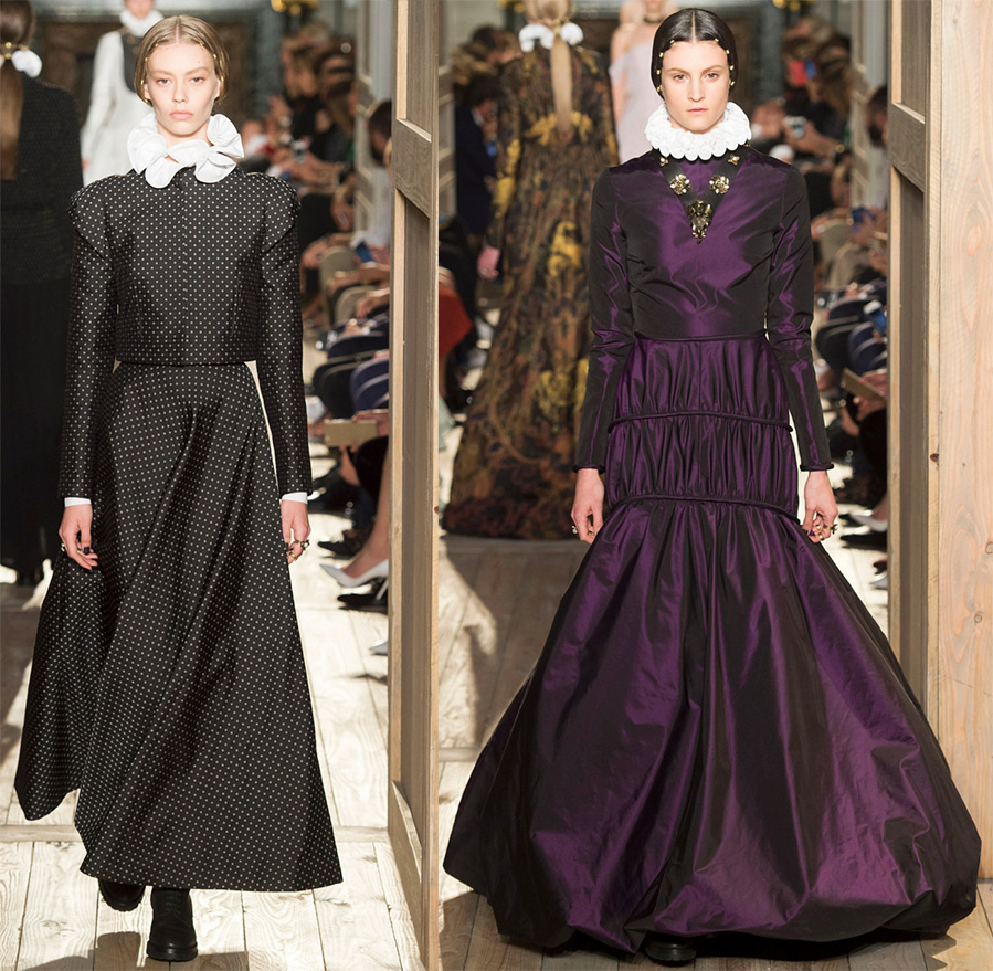 Valentino robes chaudes avec manches