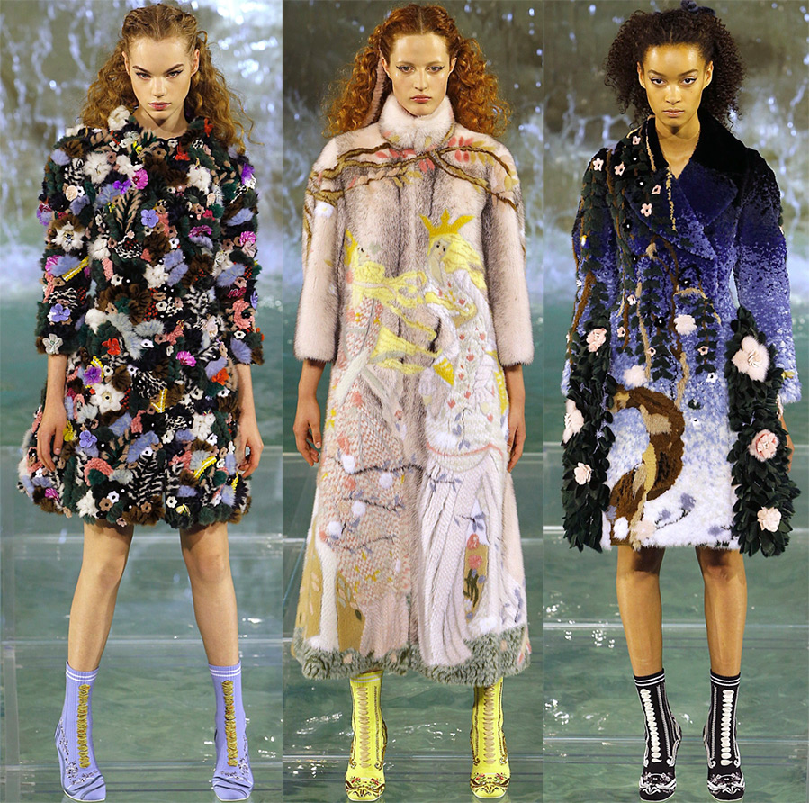 beaux manteaux de fourrure Haute Couture