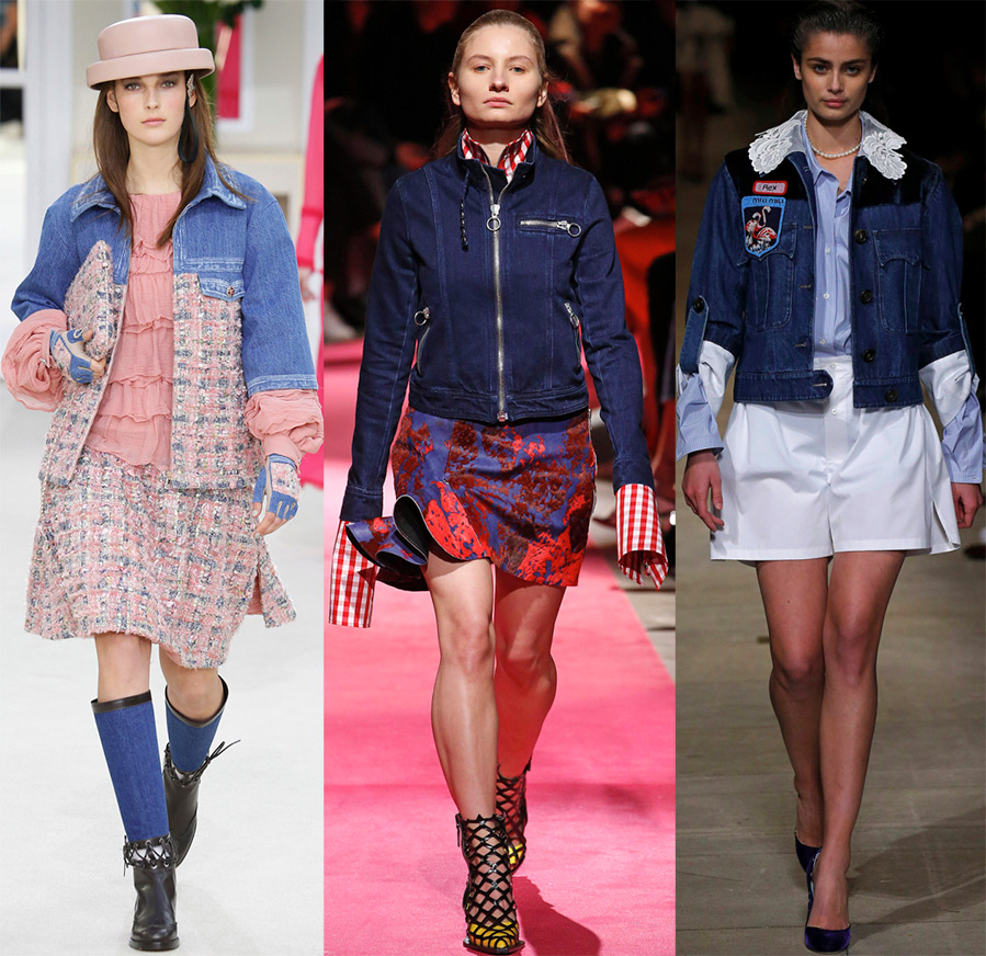 vestes en jean pour l'automne