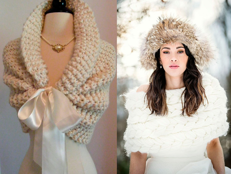 Robes de mariée en tricot - modèles luxueux et pratiques