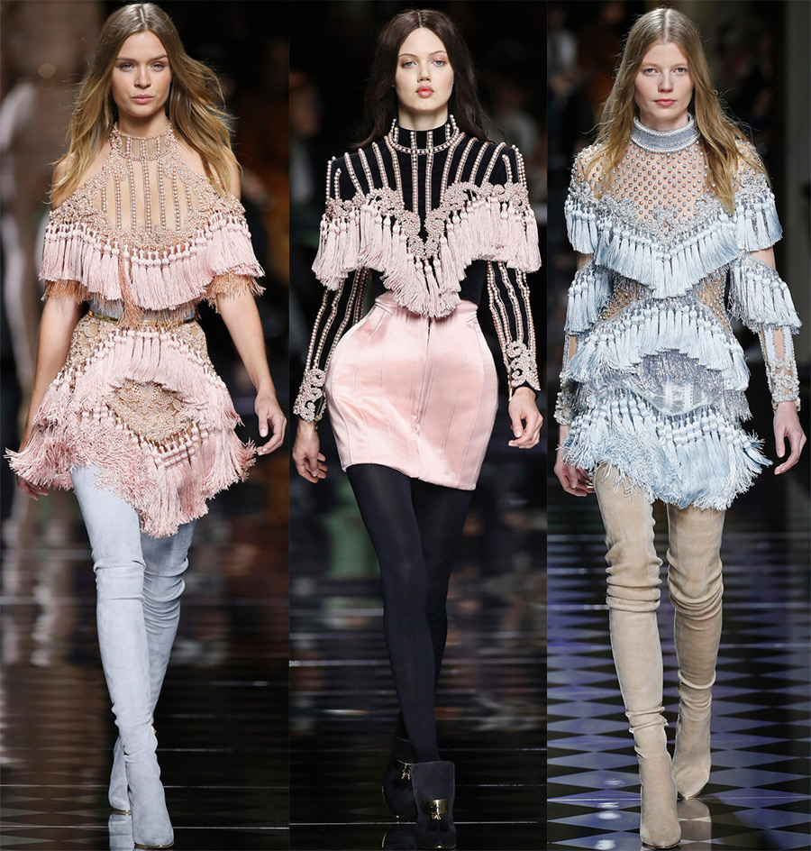 Robes à la mode avec des glands