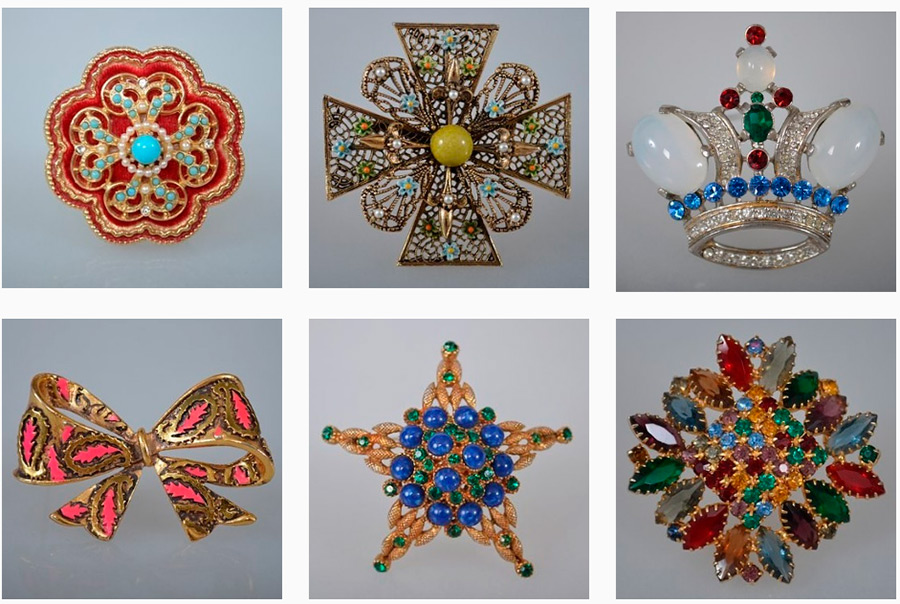 Bijoux vintage - broches