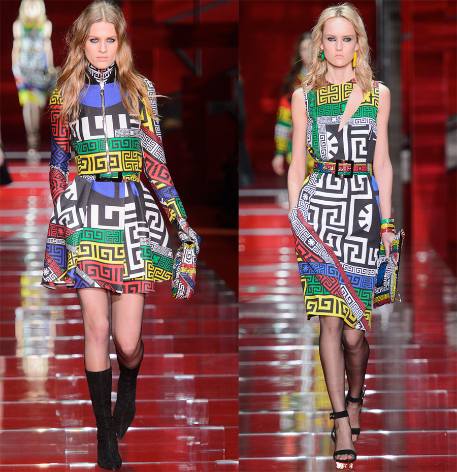 Ornement de méandre - estampes de mode