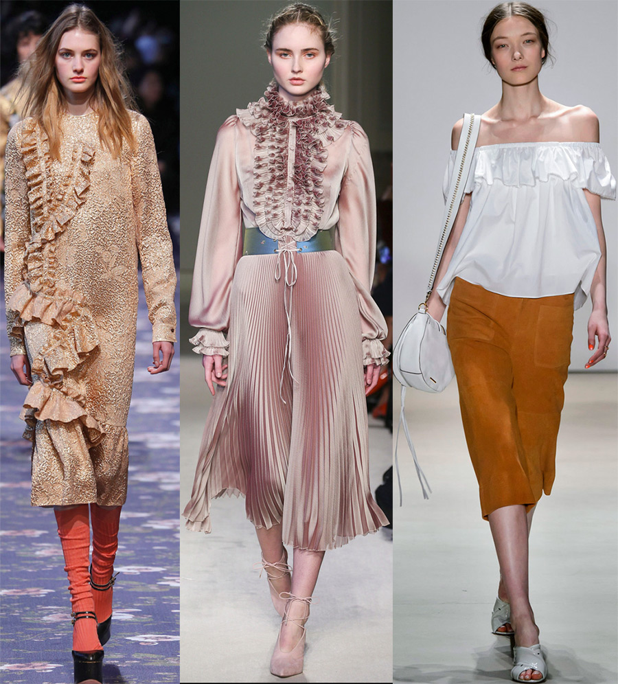 Ruches, volants et volants