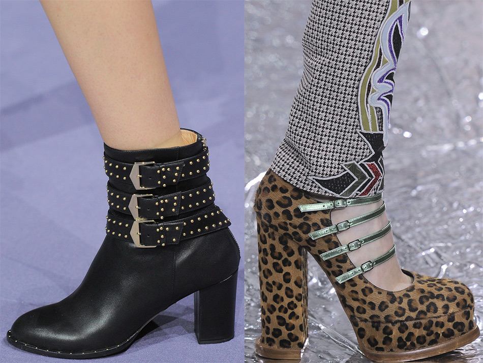 chaussures pour femmes à la mode avec boucles