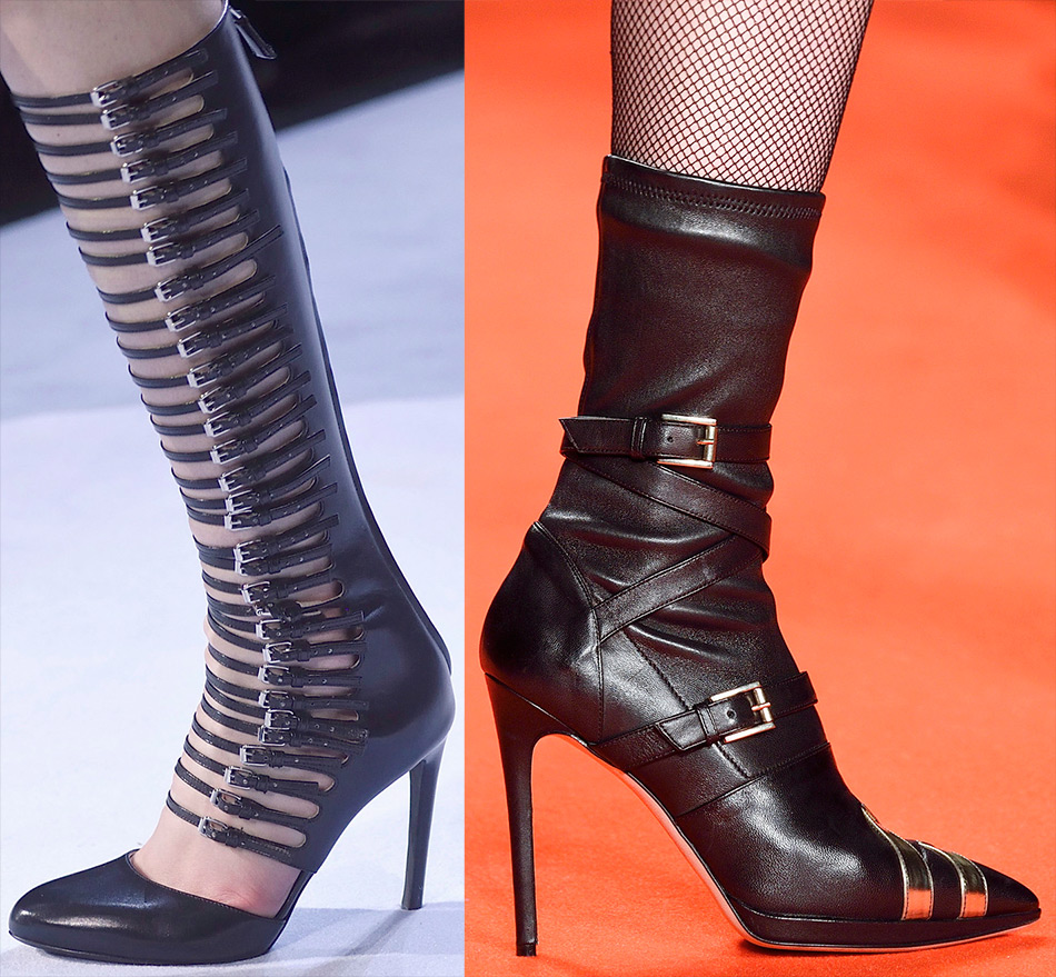 Boucle comme élément décoratif des chaussures