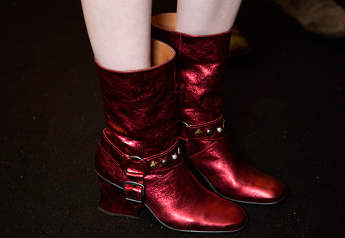 Chaussures Métalliques Brillantes 2025-2026