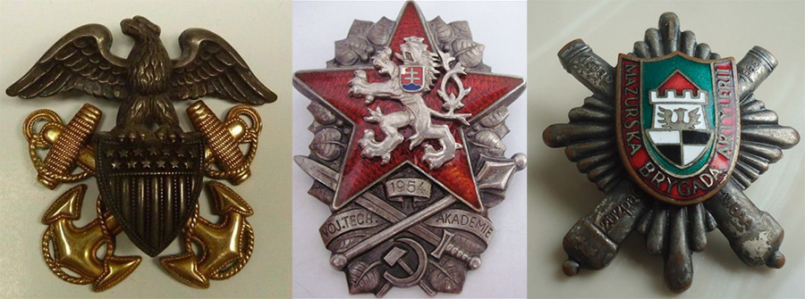 badges pour décorer l'image dans le style militaire