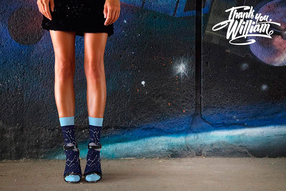 De belles chaussettes pour les gens brillants