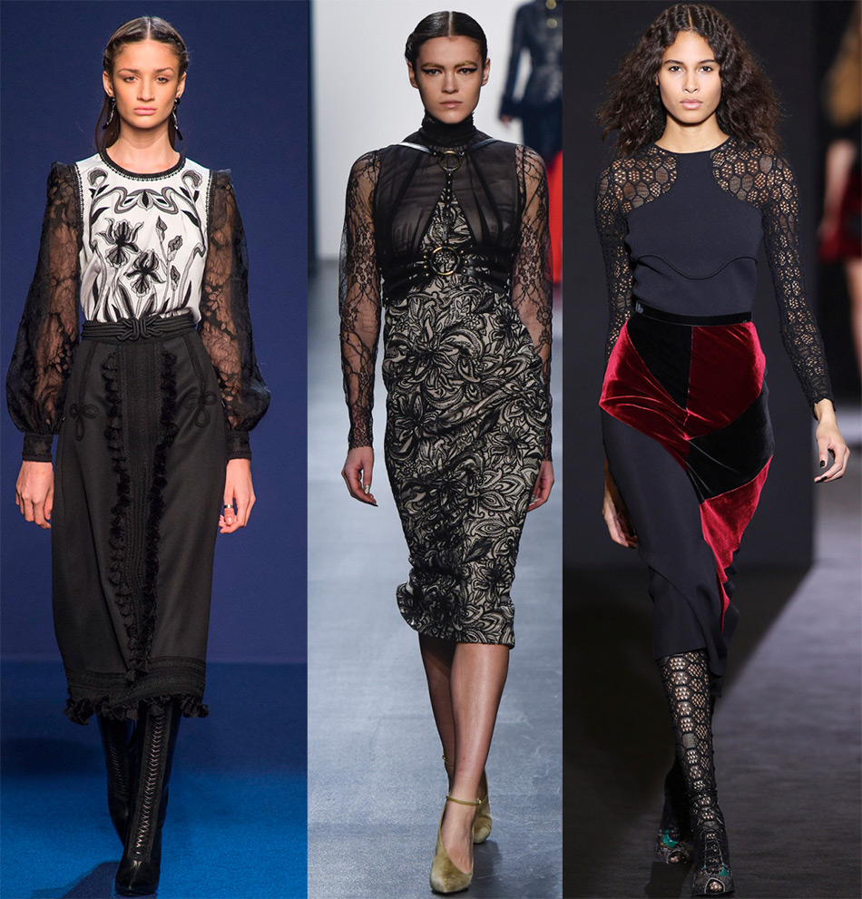 Des robes avec un élément de transparence