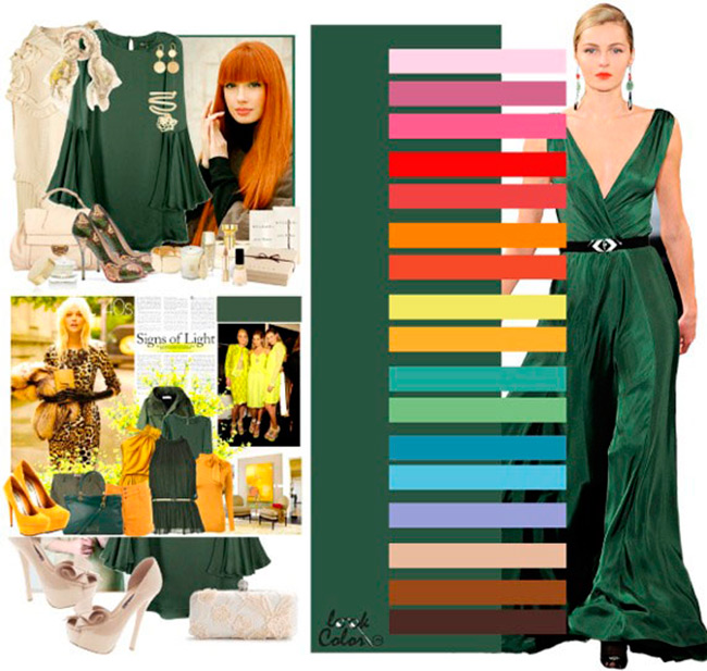 La combinaison de couleurs dans les vêtements pour femmes