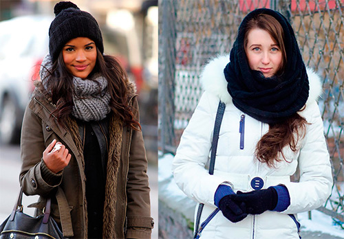 Comment porter un foulard snood - photo d'images