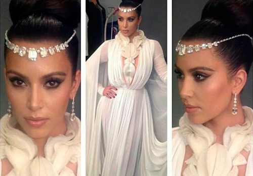 Feronnière en remplacement d'une couronne de mariage ou d'un diadème