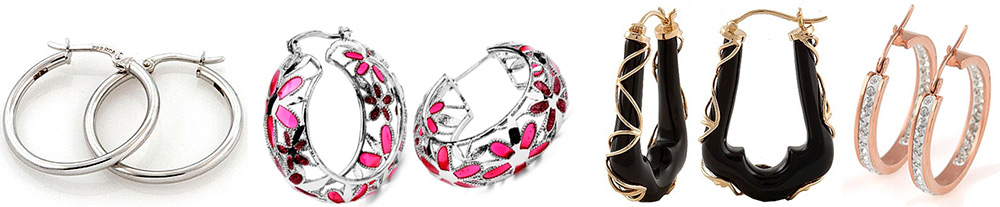 Boucles d'oreilles avec cadenas