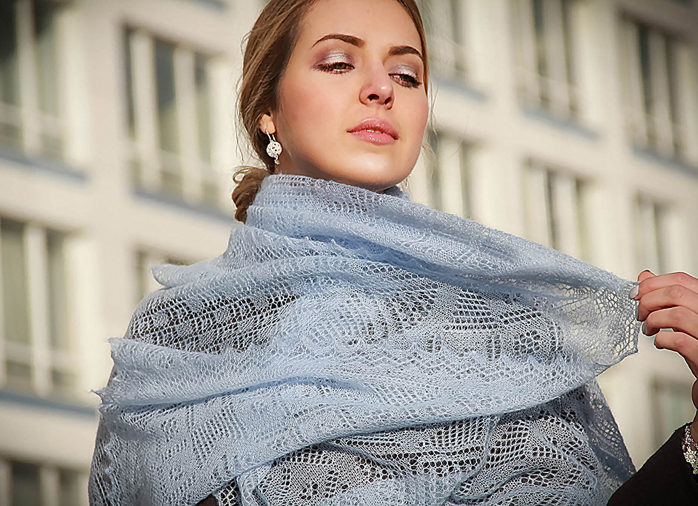 châle duveteux d'Orenbourg