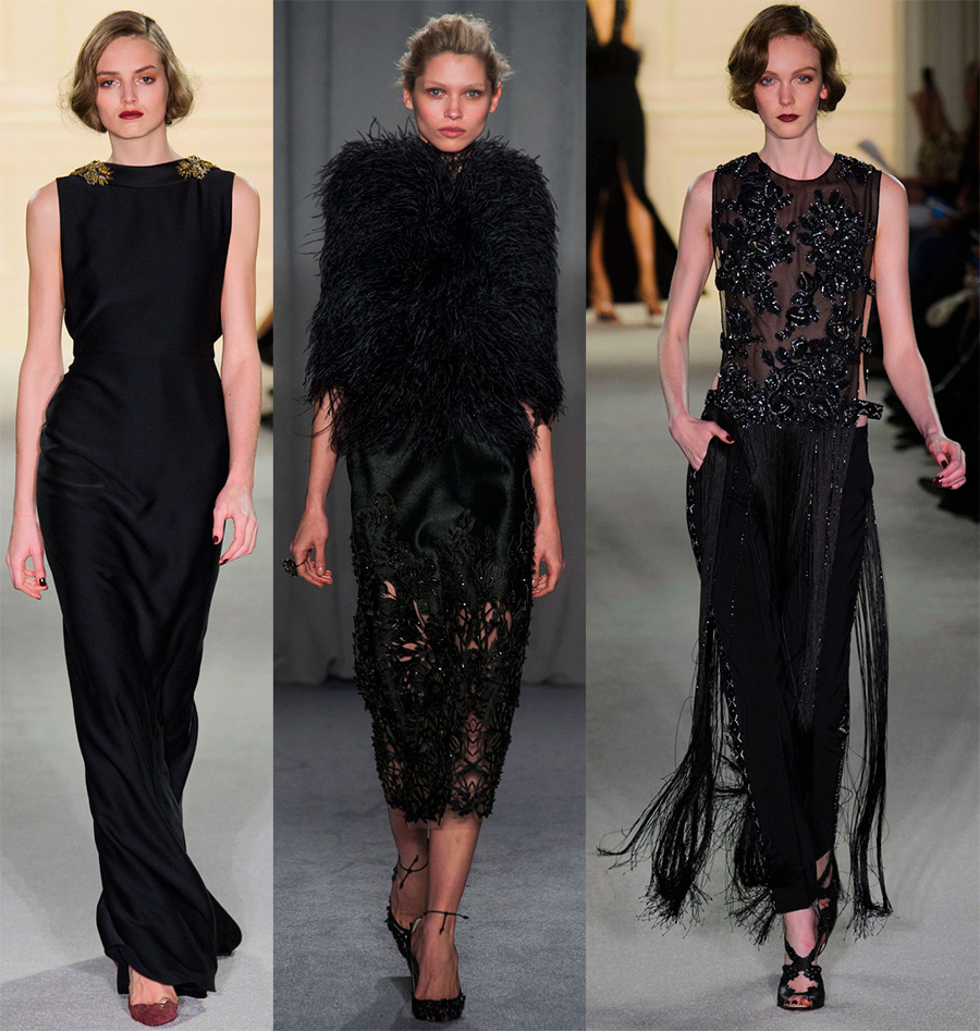 Robes noires modestes de Marchesa