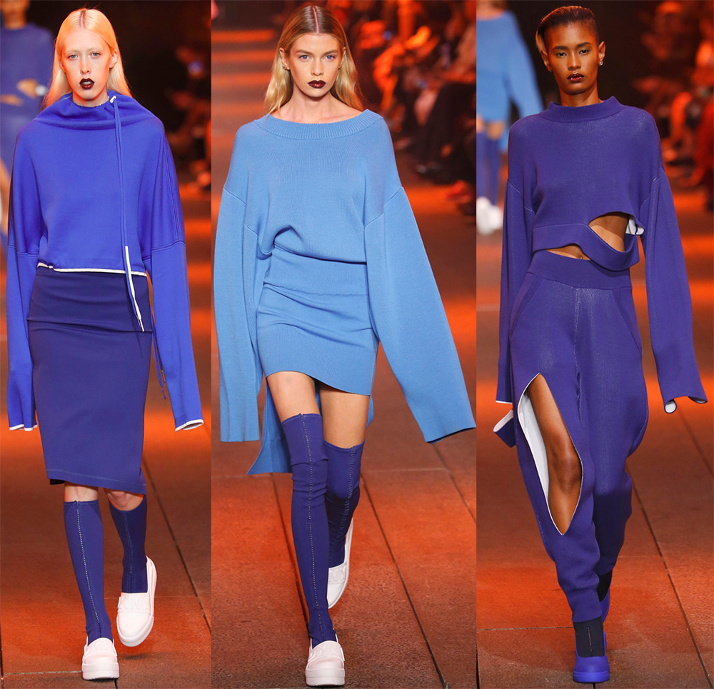 Vêtements à la mode avec des manches extra longues