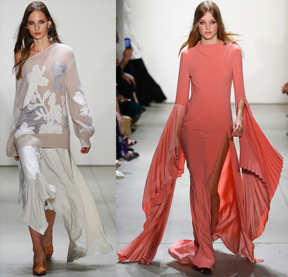 Vêtements à la mode avec des manches extra longues