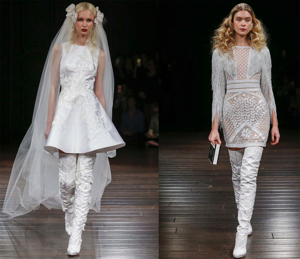 Robes de mariée inhabituelles et images originales de la mariée