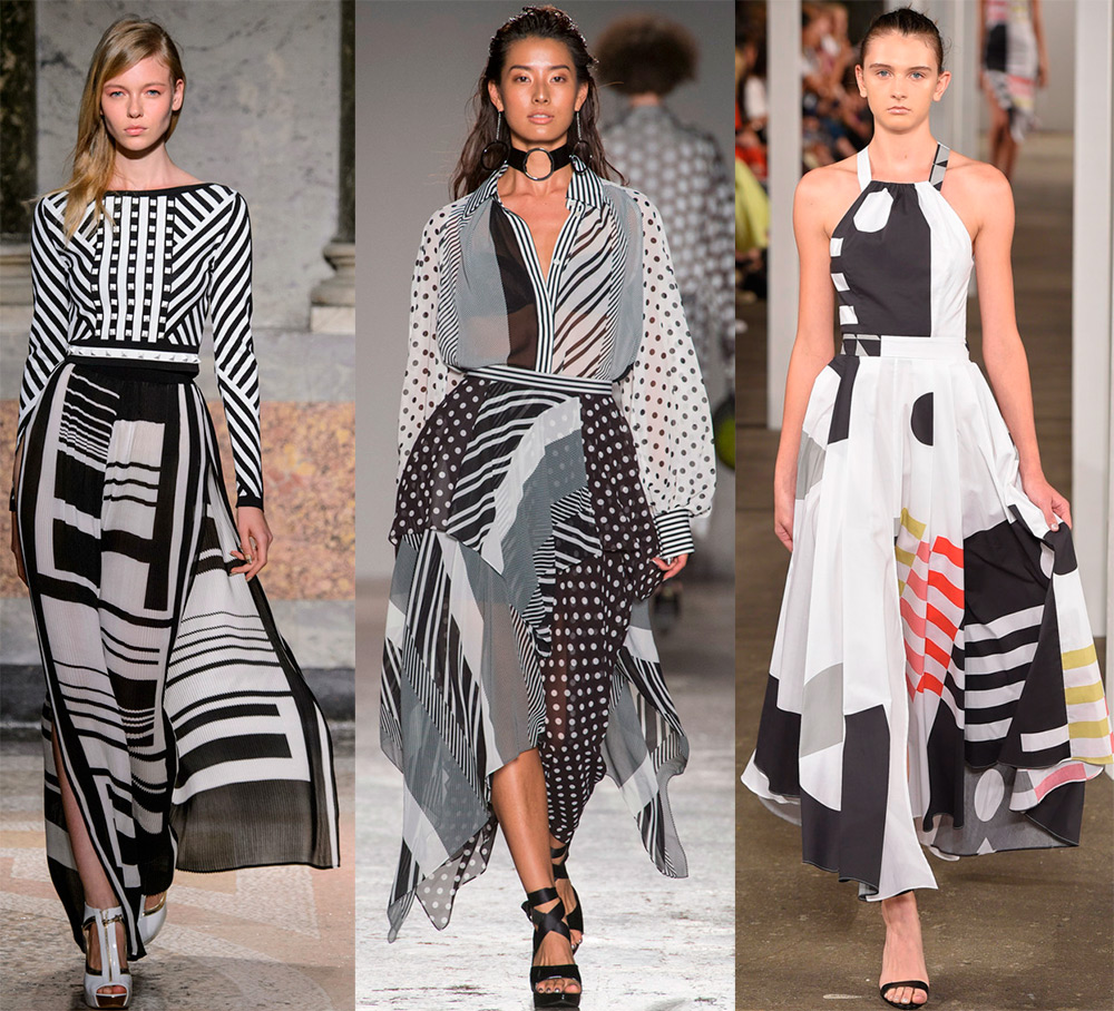 Mélange d'imprimés tendance