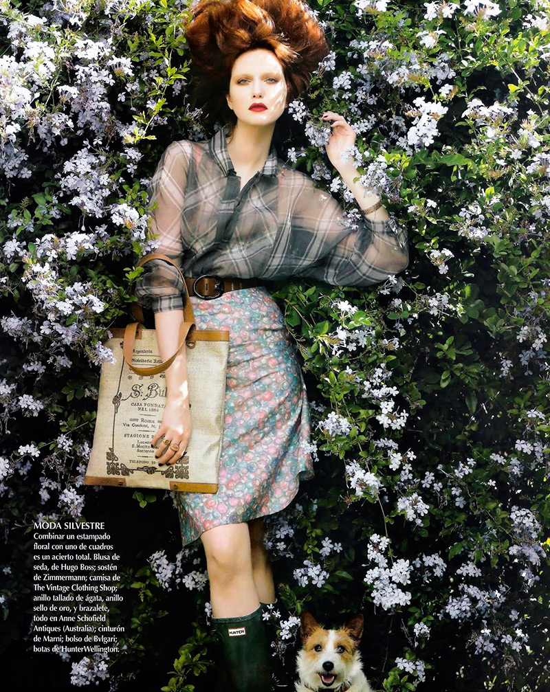 Fleurs fraîches et photographie de mode