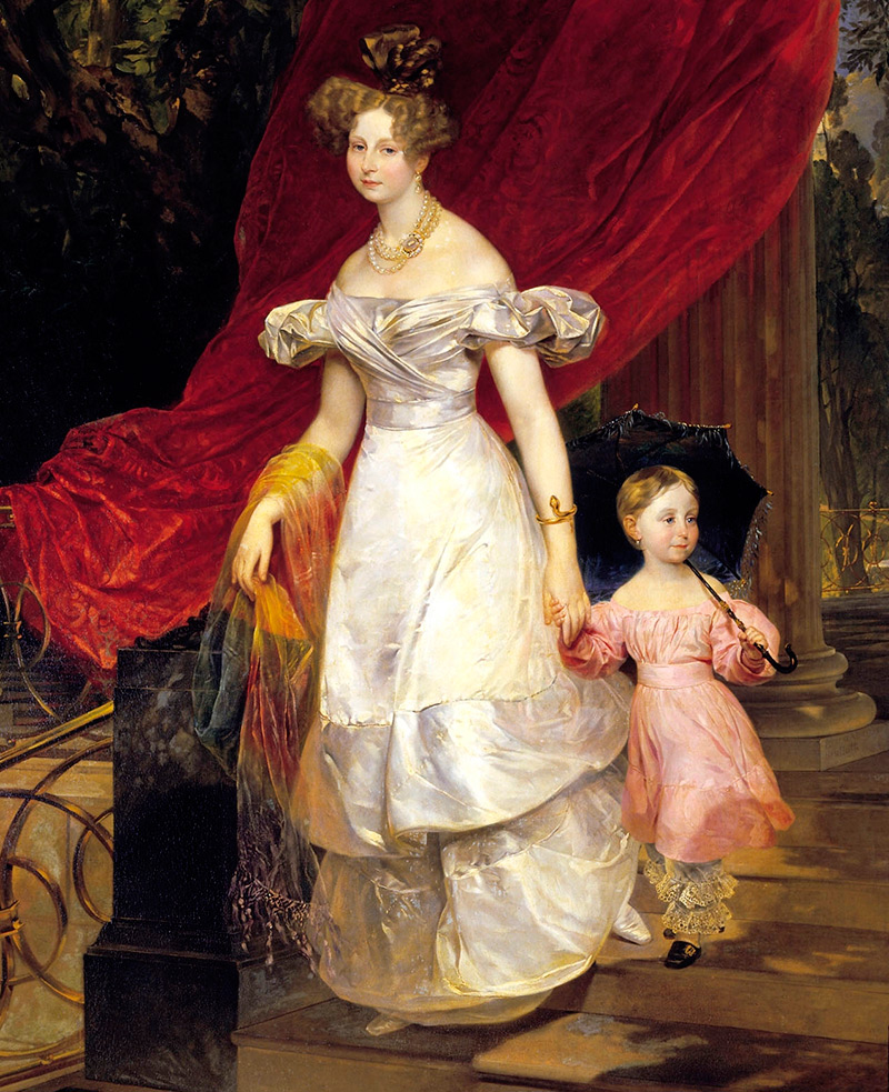 Robe d'époque romantique