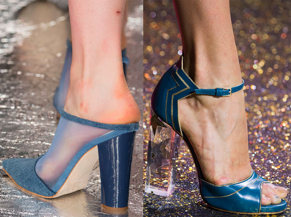 Des chaussures transparentes