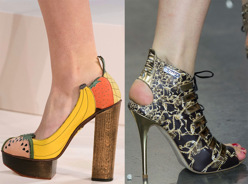 Chaussures colorées