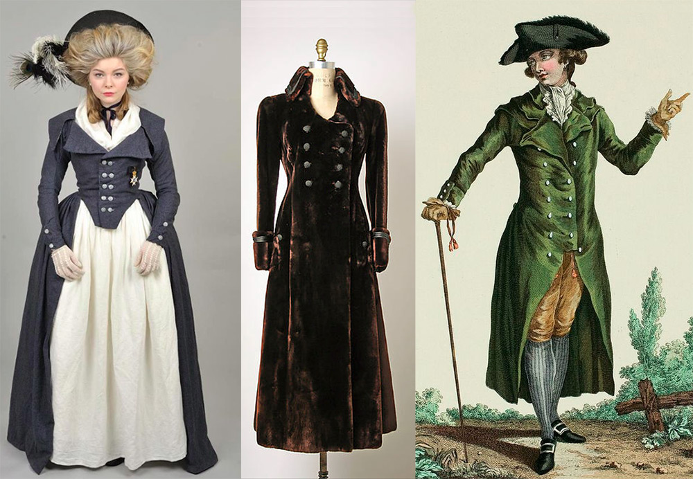 Manteau femme dans l'histoire