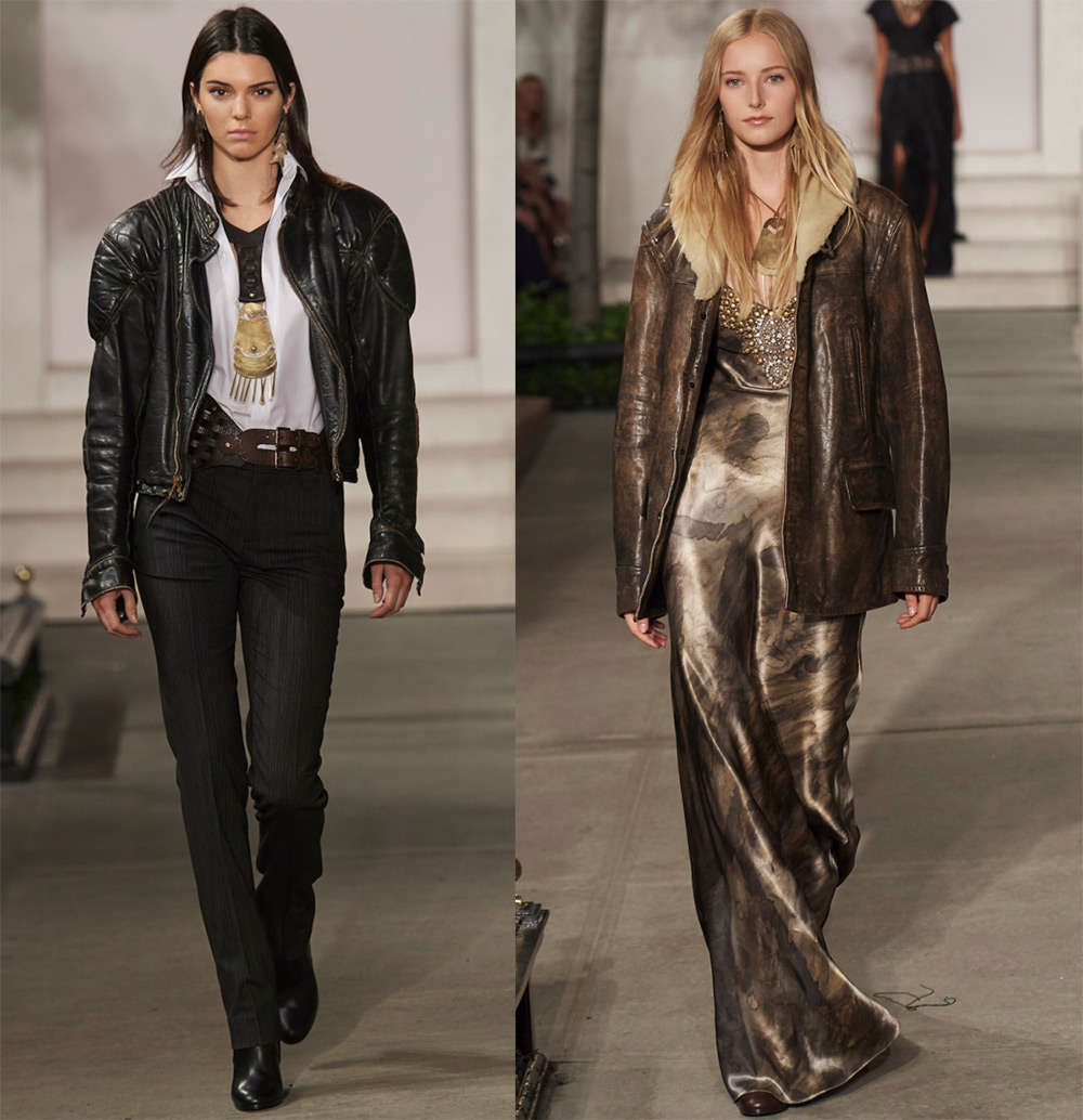 Blousons et blousons en cuir pour femmes