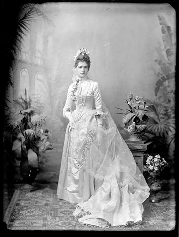 Robe de mariée victorienne