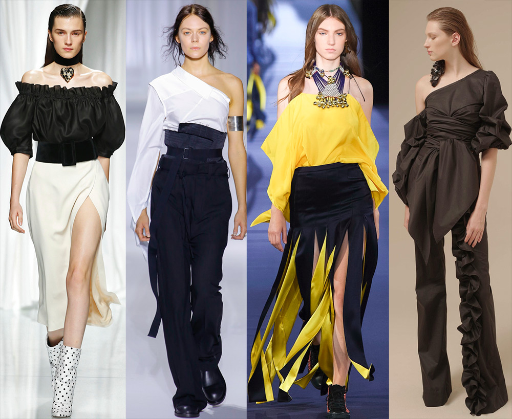 Chemisiers à épaules dénudées