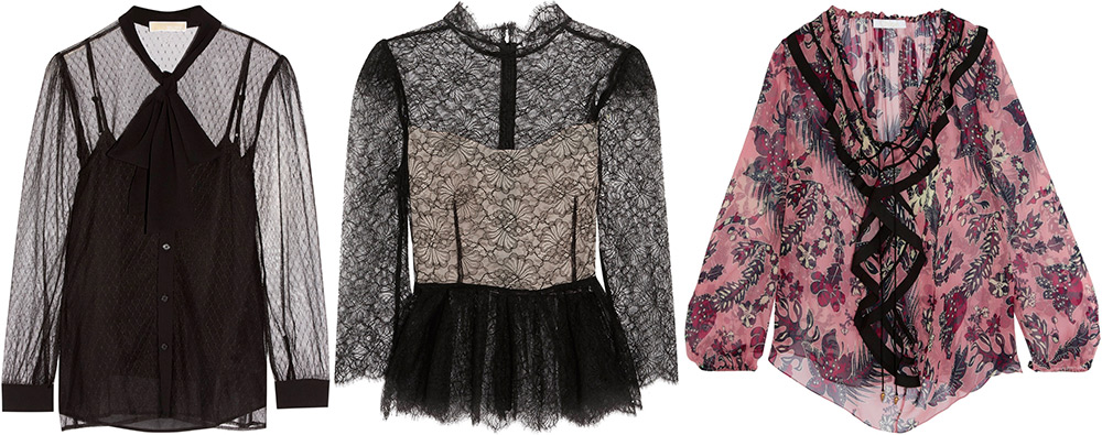 Chemisiers transparents 2026