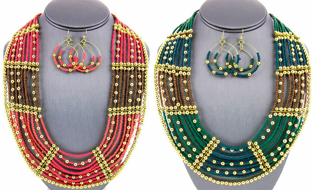 Variété de bijoux bohème