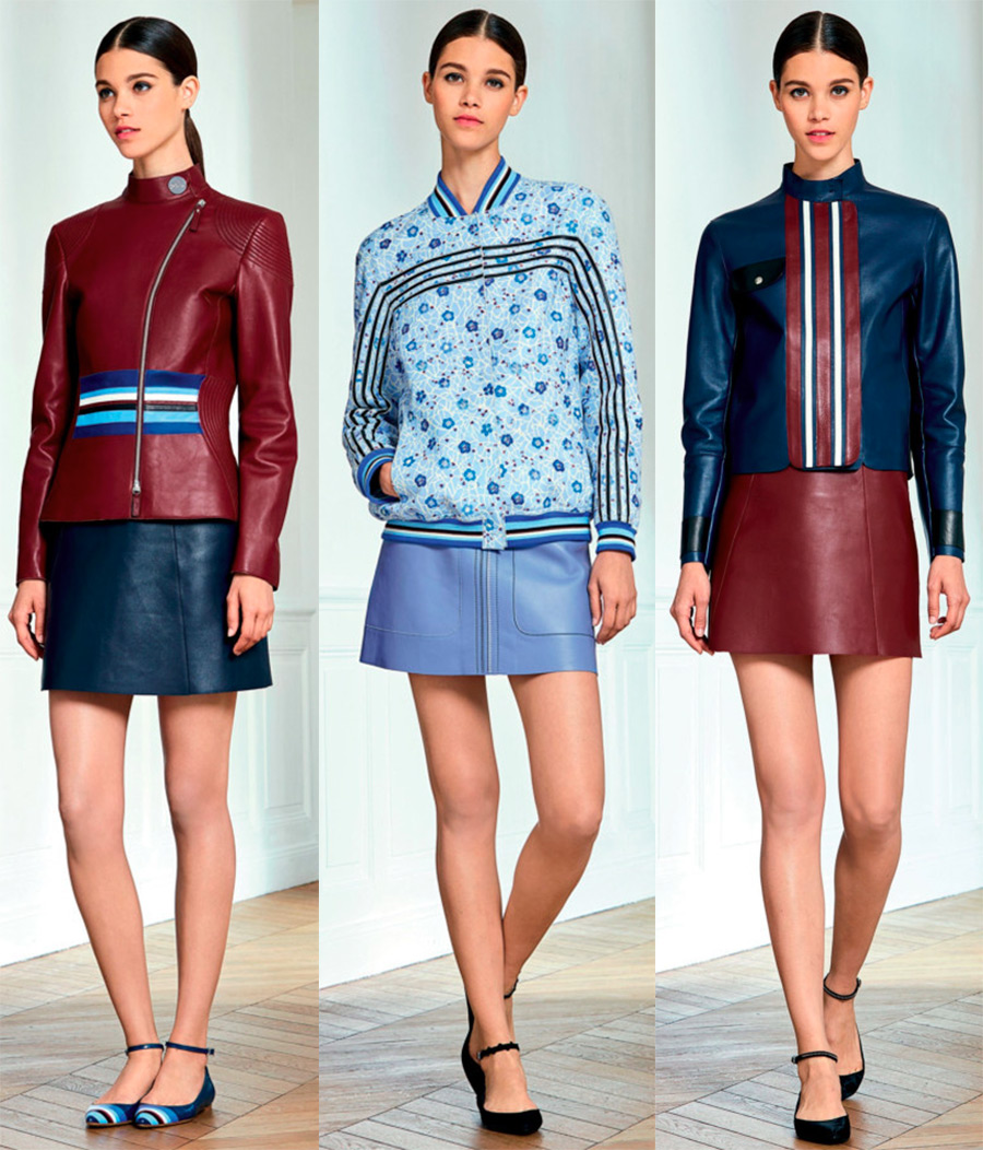 Images à la mode avec une jupe en cuir 2026