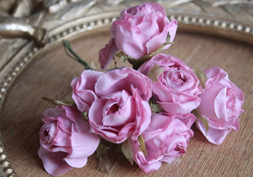 Belles fleurs en organza à faire soi-même