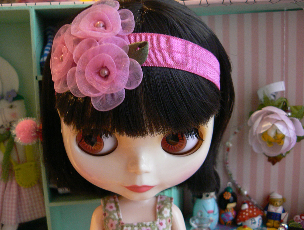 Belles fleurs en organza à faire soi-même