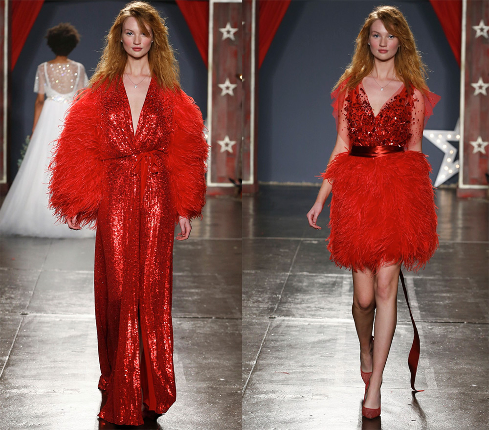Robes de mariée rouges
