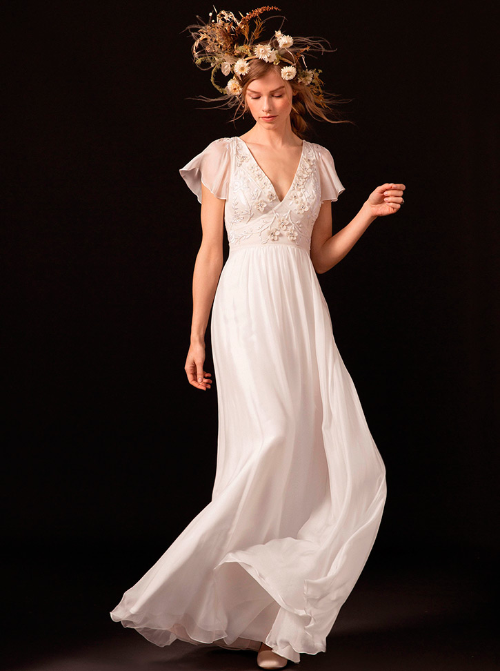 Robe de mariée bohème