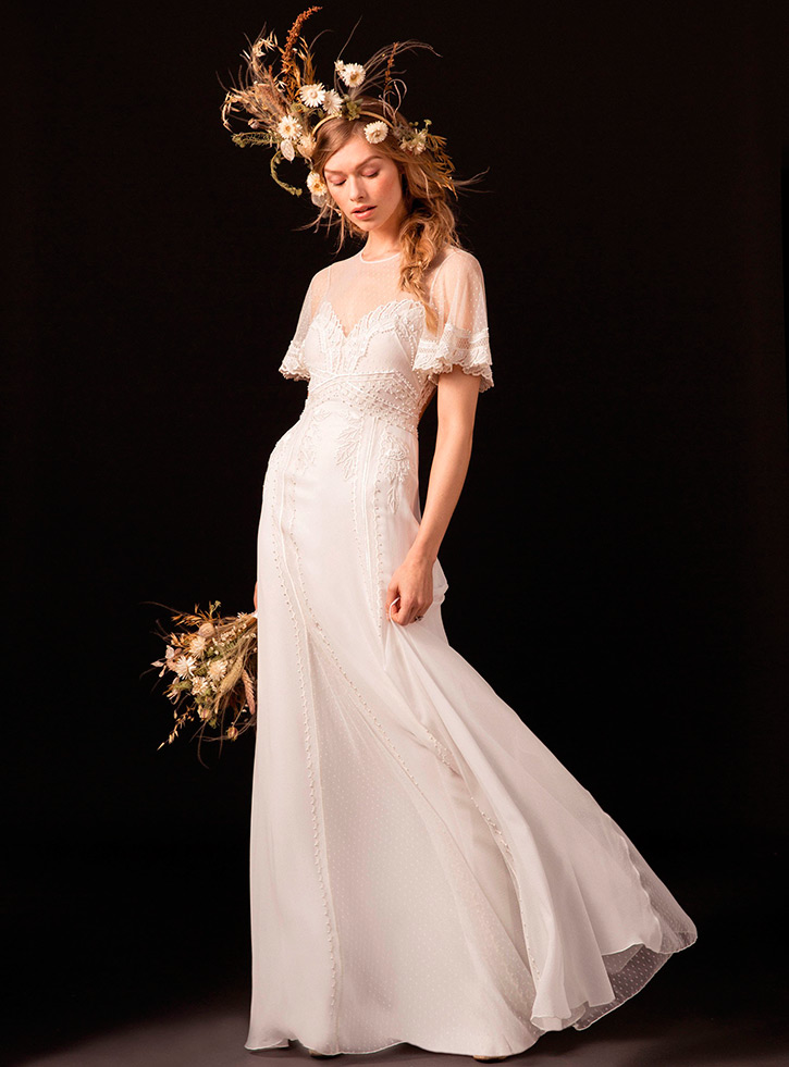 Robe de mariée bohème