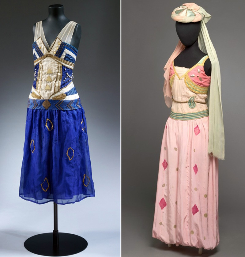 Costumes d'après les croquis de Léon Bakst