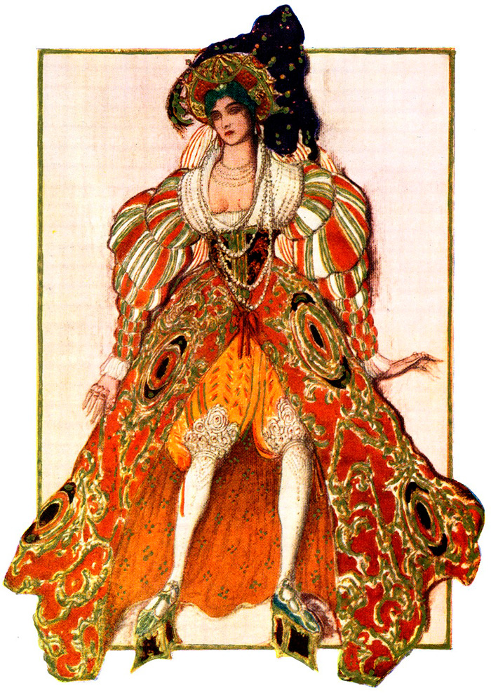 Croquis de Lev Samoïlovitch Bakst