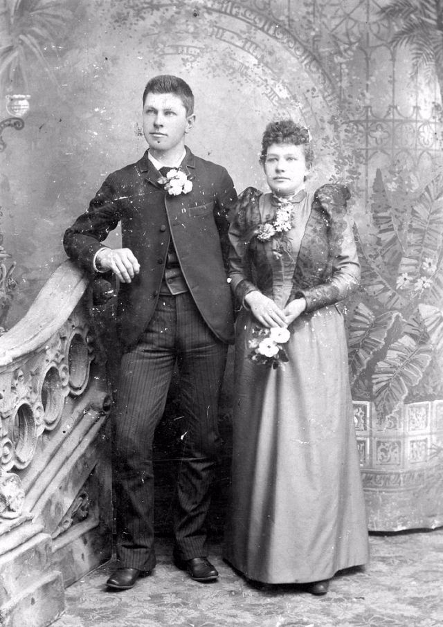 robe de mariée du 19ème siècle