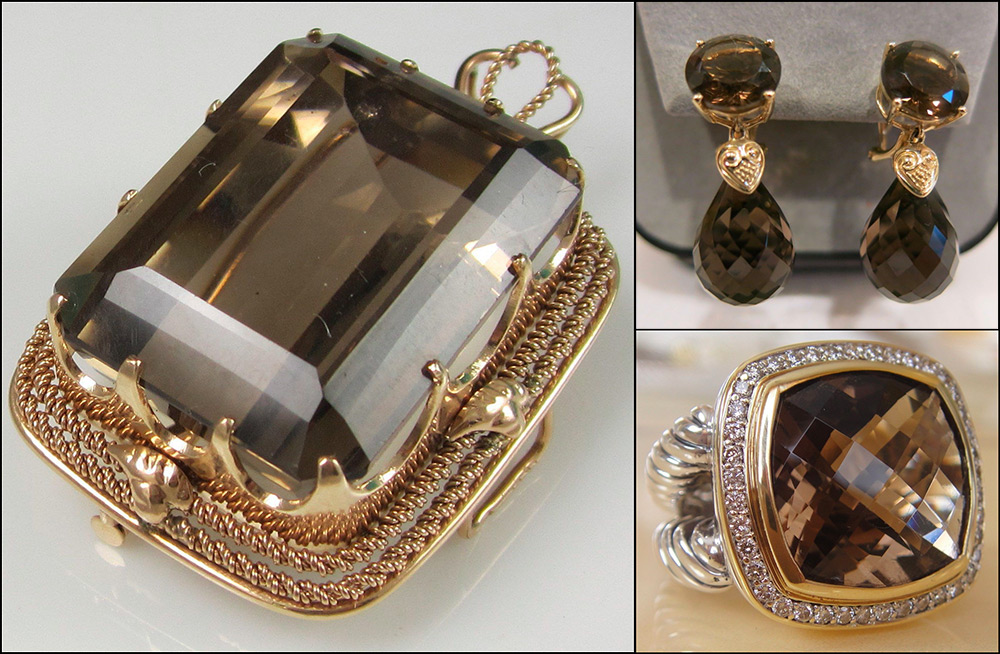 Belle pierre rauchtopaz