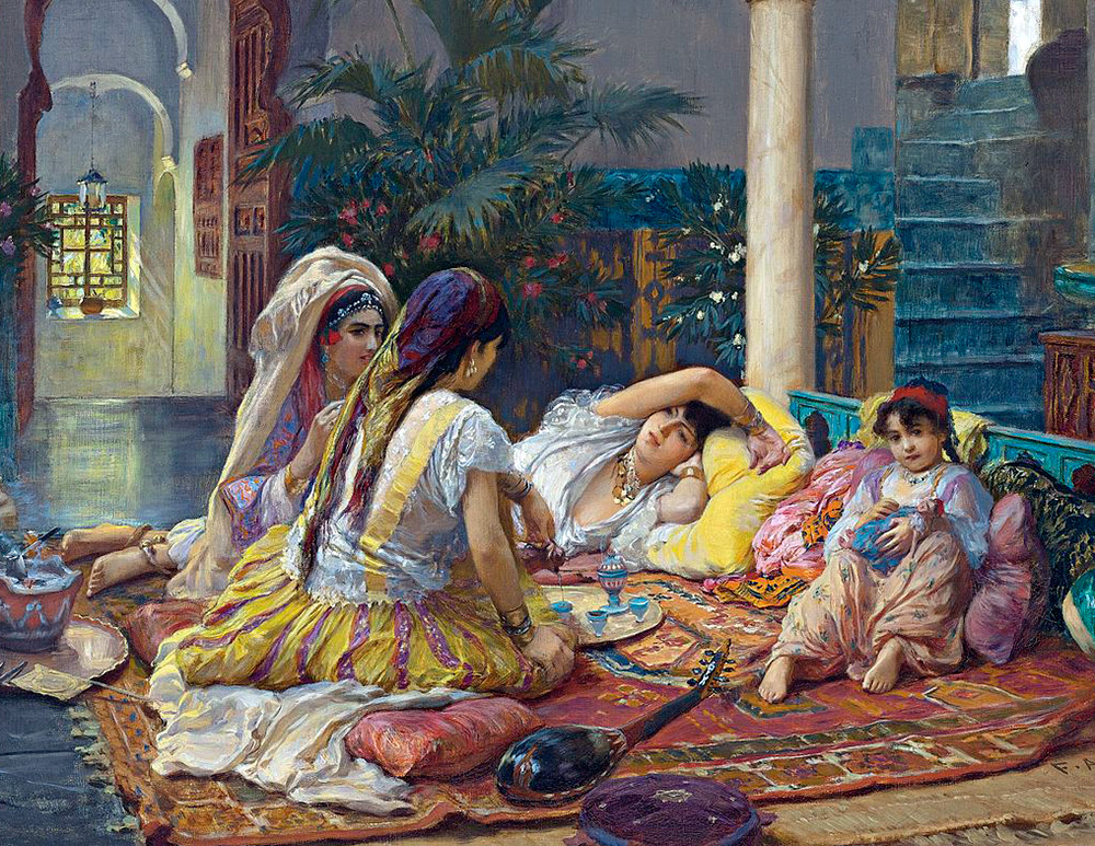 Costume féminin traditionnel de l'Orient arabe