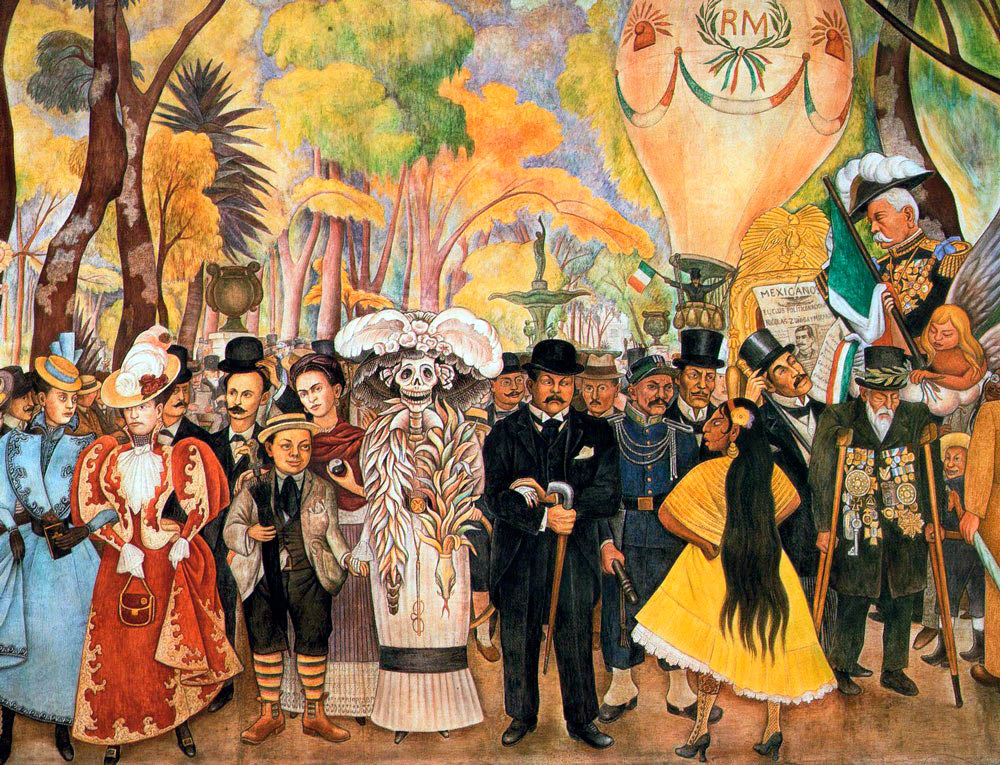 Costume national féminin et masculin du Mexique