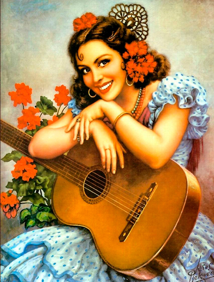 Costume national féminin du Mexique