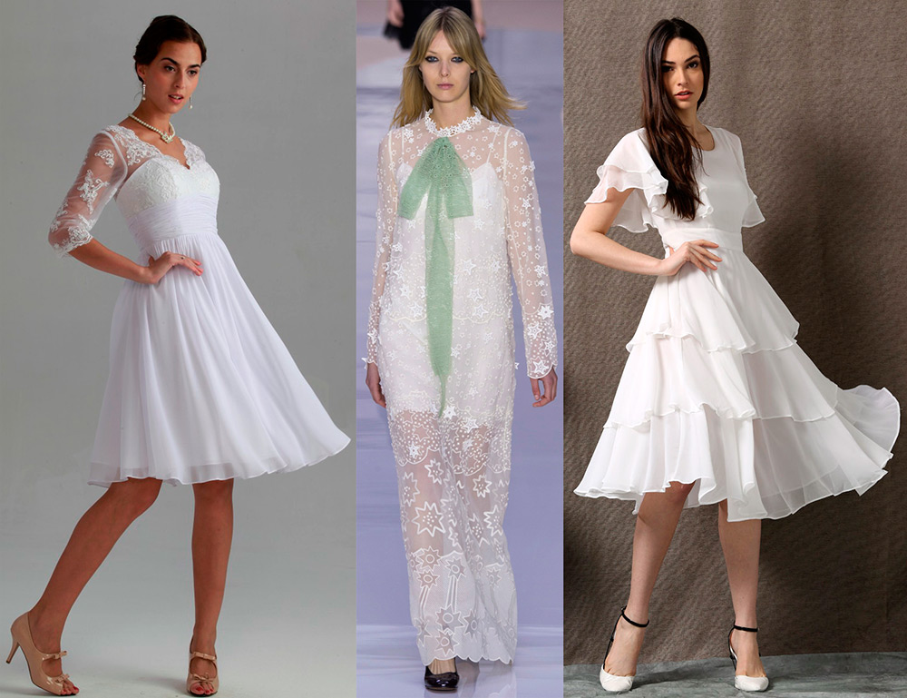 Belles robes en mousseline de soie