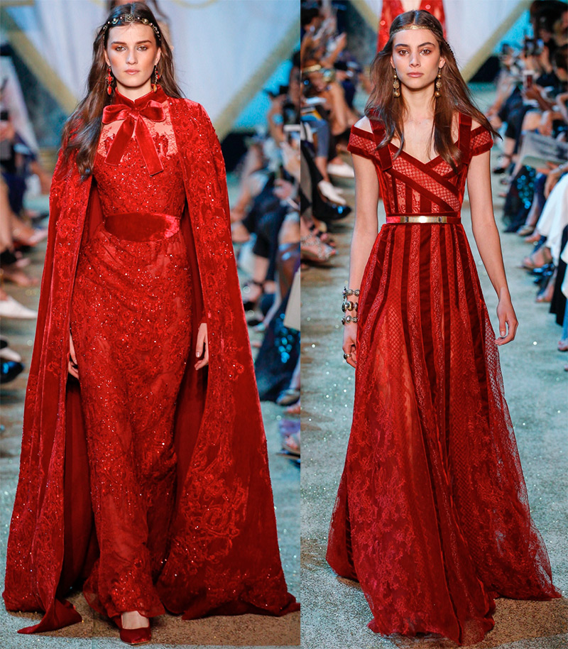 Elie Saab Robes Rouges