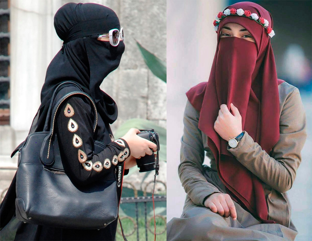 Niqab - photos de filles